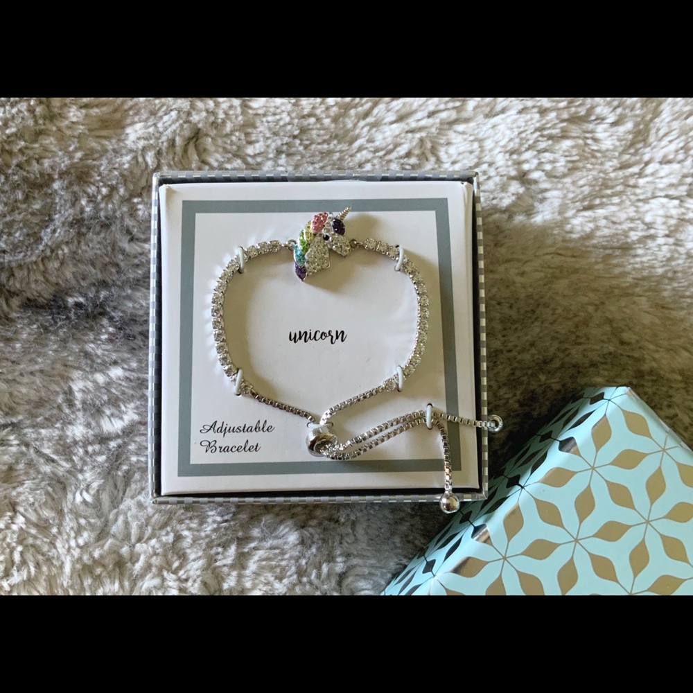 Sterling Silver Unicorn Bracelet Nickel Free - Picture 2 of 4